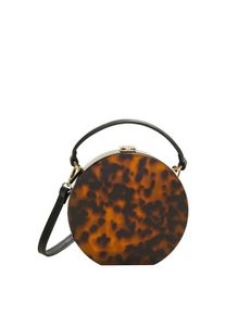 Mango, Damen Tasche 'Hft Carey', Braun / Schwarz