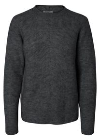 Pieces, Damen Pullover, Basaltgrau