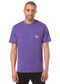 Carhartt Work In Progress Carhartt WIP, Herren Pocket T-Shirt, Dunkellila