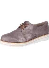 Tom Tailor, Damen Schnürschuh 'Glitter', Bronze