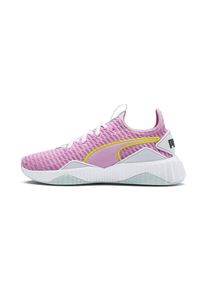 Puma, M&auml;dchen Sneaker 'Defy', Opal / Limone / Hellpink / Wei&szlig;