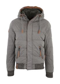 Naketano, Herren Steppjacke 'Was erlauben Strunz', Grau