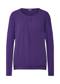 Street One, Damen Bluse 'chiffon mat-mix shirt', Violettblau