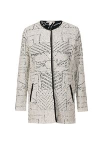 Esprit, Damen Strickjacke, Creme / Schwarz