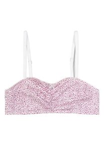 Sanetta, M&auml;dchen Bustier, Rosa / Wei&szlig;