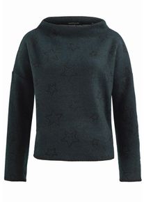 Khujo, Damen Sweatshirt 'TAISIJA', Petrol / Schwarz