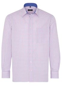 Eterna, Herren Hemd, Blau / Rot / Wei&szlig;