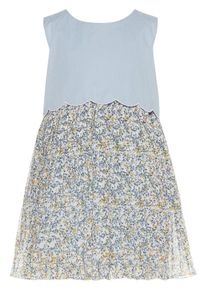 name it, Mädchen Kleid, Hellblau / Zitrone