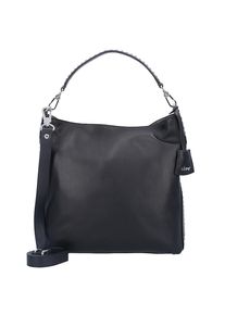 Abro, Damen Schultertasche 'Lotus', Schwarz