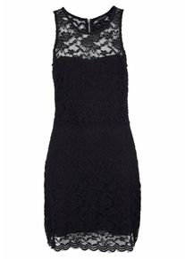 Lascana, Damen Spitzenkleid, Schwarz