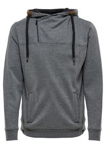 Only & Sons Only & Sons, Herren Hoodie, Dunkelgrau