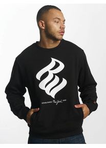 Rocawear, Herren Pullover mit gro&szlig;em Logo-Druck, Schwarz