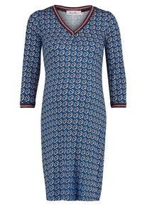 Queen mum, Damen Kleid, Blau / Mischfarben