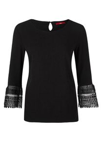 s.Oliver RED LABEL, Damen Shirt, Schwarz