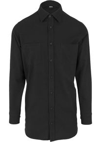 Urban Classics, Herren Flanell Shirt, Schwarz