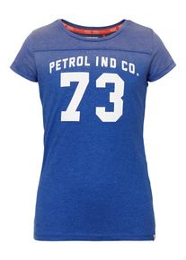 PETROL INDUSTRIES, M&auml;dchen T-Shirt, Blau / Wei&szlig;
