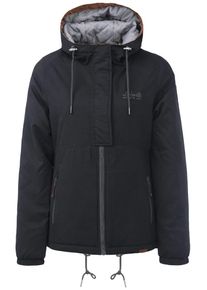 LAKEVILLE MOUNTAIN, Damen Jacke 'Karaka', Grau / Schwarz