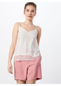 Véro Moda VERO MODA, Damen Bluse 'VMCLARA SINGLET MIDI TOP WVN', Weiß