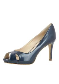 Evita, Damen Peeptoe 'ELISA', Dunkelblau