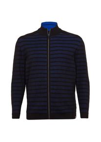 Tom Tailor, Herren Strickjacke, Blau / Schwarz