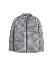 Violeta by Mango, Damen Anorak 'Puffer', Schwarz / Weiß