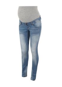 MAMALICIOUS, Damen Jeans 'MLBIRDIE NEW SLIM JEANS NOOS', Blue Denim