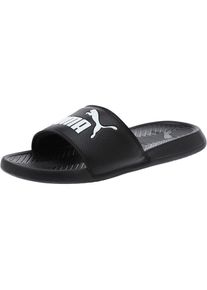 Puma, Herren Pantolette 'Popcat', Schwarz / Weiß
