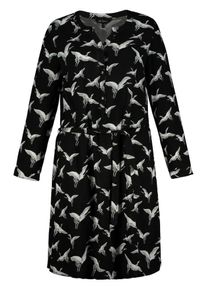 Ulla Popken, Damen Kleid, Schwarz