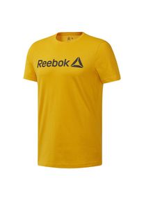 Reebok, Herren T-Shirt, Goldgelb / Dunkelgrau