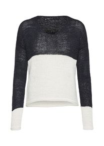 Only, Damen Pullover 'onlGABBI', Nachtblau / Offwhite