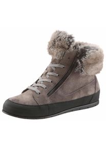Manas Design MANAS, Damen Schn&uuml;rboots, Grau / Taupe / Dunkelgrau