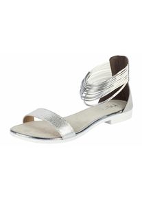 Heine, Damen Sandalette, Silber