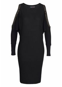 Melrose, Damen Strickkleid, Schwarz