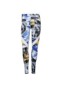 Reebok, Damen Tight 'Meet you there', Blau / Limone / Dunkelgrau / Wei&szlig;