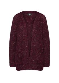 Only, Damen Strickjacke, Weinrot