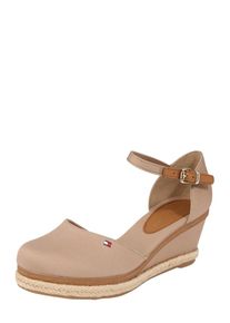 Tommy Hilfiger, Damen Sandalette 'ICONIC ELBA', Sand / Stone