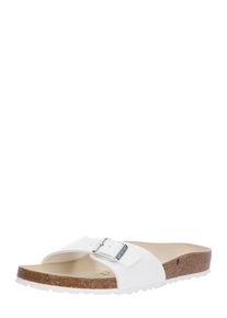 Birkenstock, Damen Pantolette 'Madrid', Wei&szlig;