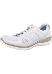 Rieker, Damen Sneaker, Silber / Wei&szlig;