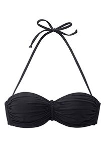 Buffalo, Damen Bügel-Bandeau-Top 'Happy', Schwarz