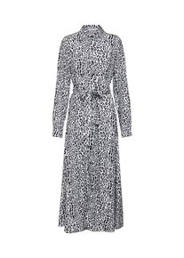 NA-KD, Damen Kleid, Schwarz / Weiß