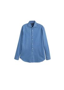 Mango Man, Herren Hemd 'Nimes', Himmelblau