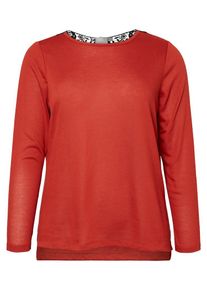JUNAROSE, Damen Pullover, Rot