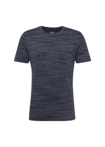 GAP, Herren T-Shirt 'SS ESSENTIAL PKT CREW SPACE DYE', Navy