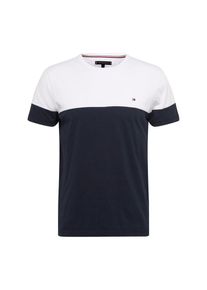 Tommy Hilfiger, Herren Shirt, Dunkelblau / Weiß