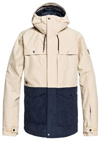 Quiksilver, Herren Jacke 'Horizon', Beige / Nachtblau