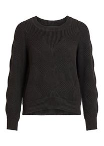 Object, Damen Strickpullover, Schwarz