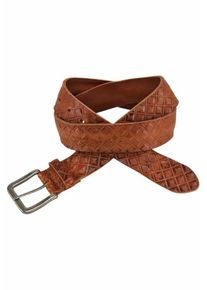 J. JAYZ, Herren Lederg&uuml;rtel, Cognac