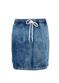 Q/S Designed By, Damen Jeans-Mini, Blue Denim