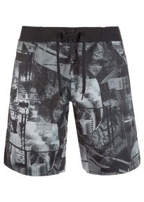 Reebok, Herren Trainingsshort 'WOR Board', Grau / Schwarz