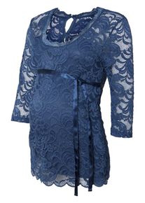 MAMALICIOUS, Damen Spitzen-Umstandstop, Blau